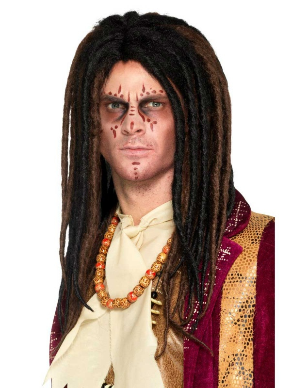 Peluca de Brujo Vudú