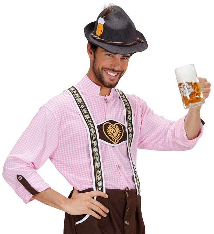 Sombrero Bávaro con cerveza