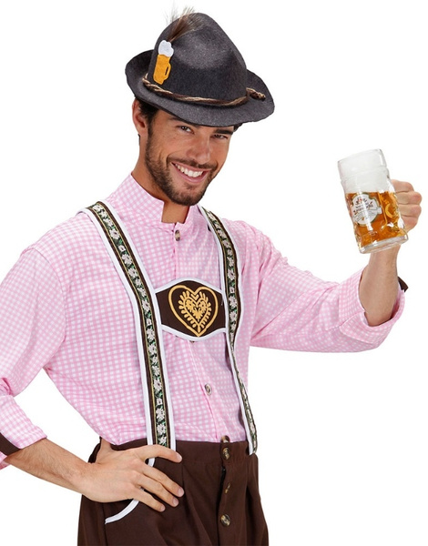 Sombrero Bávaro con cerveza