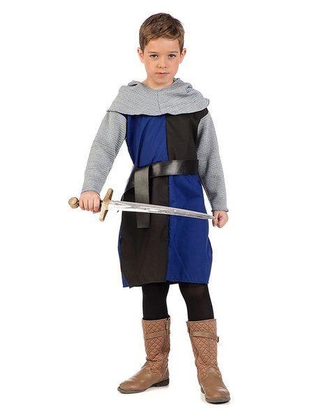 África Hueco Manifiesto Disfraz Caballero medieval Roldán niño