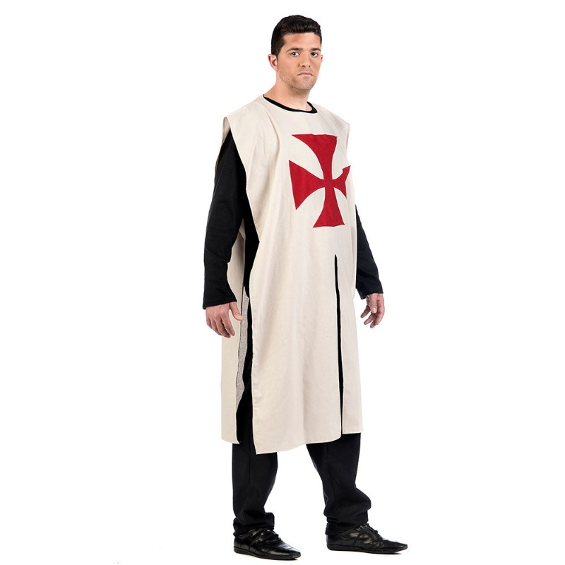 Túnica Knight Templar para homem