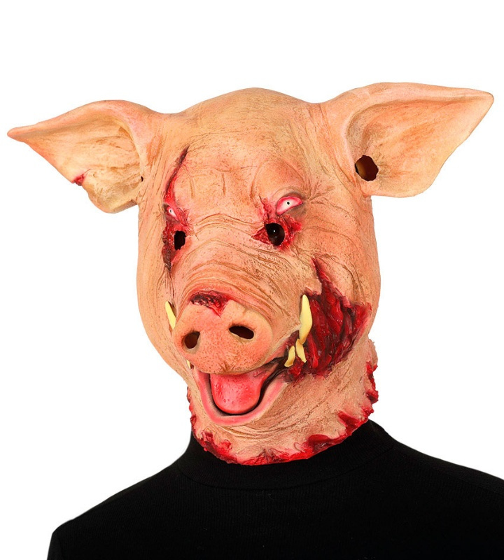 Máscara Cerdo Terror látex