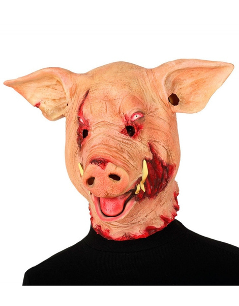 Máscara Cerdo Terror látex