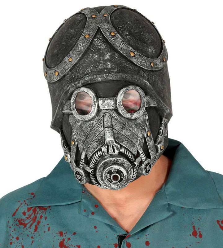 Máscara de soldado de látex de apocalipse