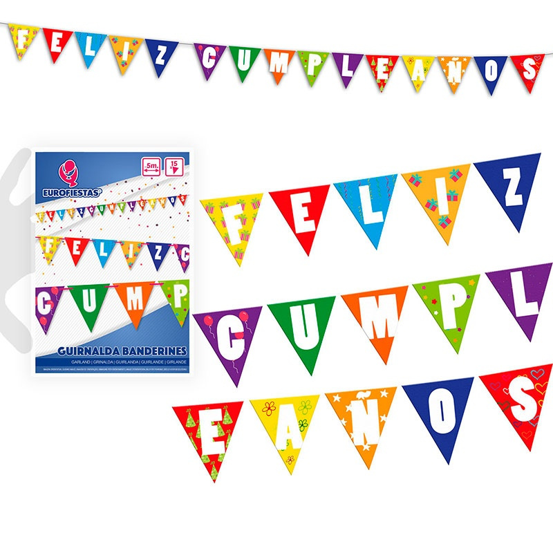 Banderin Feliz Cumpleaños