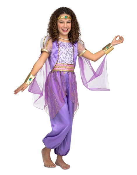 Grabar Automáticamente Establecer Disfraz para niña de Princesa Árabe infantil