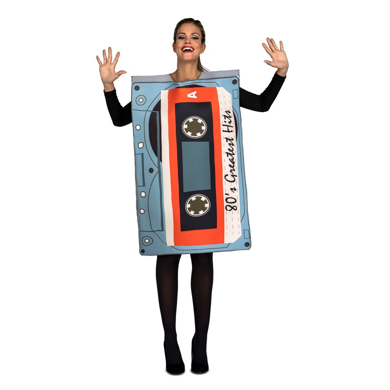 Disfraz Cassete unisex adulto