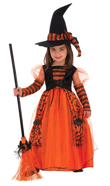 Fantasia de bruxa infantil