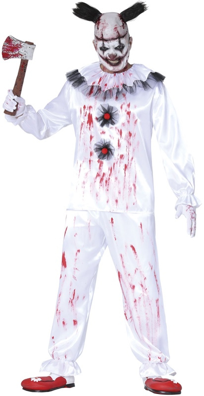 Disfraz Payaso blanco asesino hombre