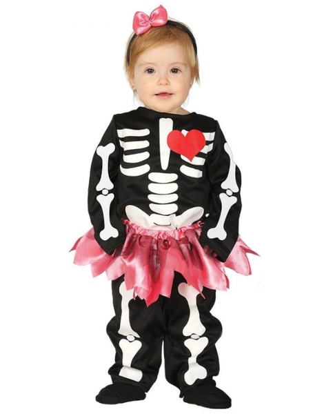 Fantasia de esqueleto de bebê