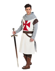 Jajaja Productos lácteos diagonal Disfraz Medieval Caballero Templario
