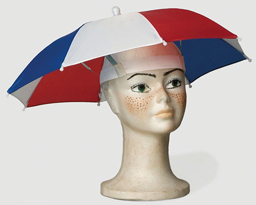 Parasol para la cabeza paragua pequeño