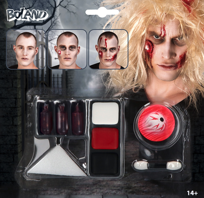 Kit de Maquiagem Zombie completo