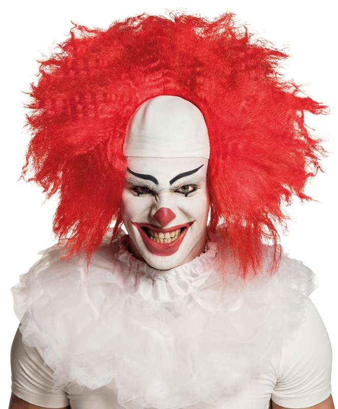 Horror de palhaço de peruca