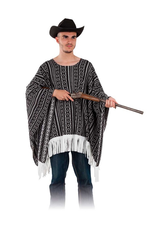 Poncho Vaquero adulto T.unica