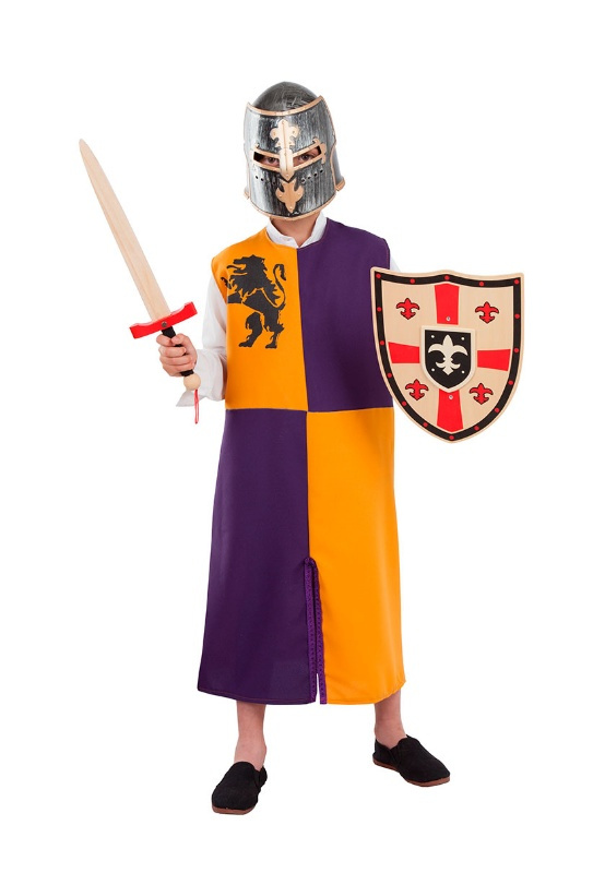 Sobrevesta naranja medieval infantil