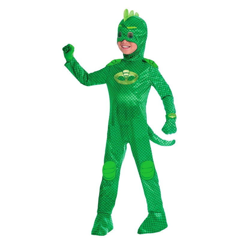 Disfraz Pj Mask Gekko  Deluxe infantil