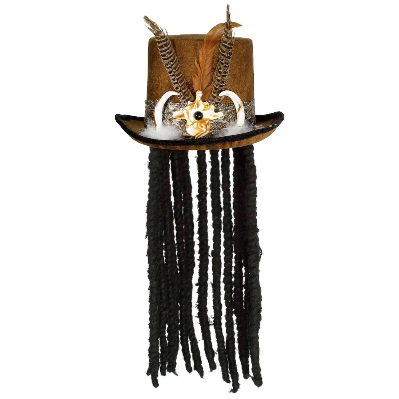 Sombrero Hechicero con peluca