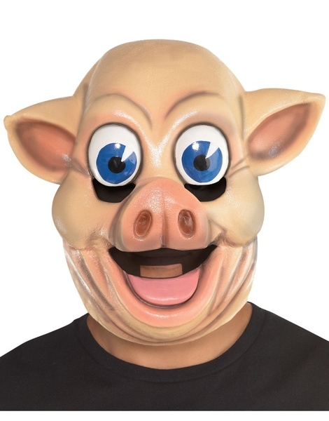 Máscara Cerdo látex