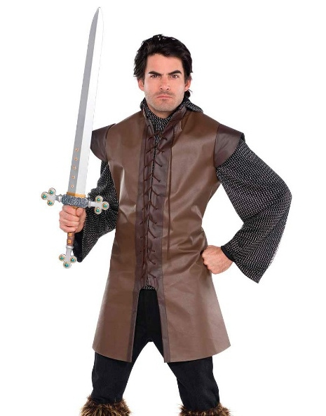 Túnica Guerrero medieval para hombre