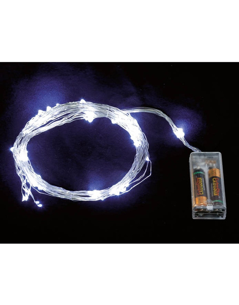 Rama 90 cms Hilo 70 LED a pilas -colores