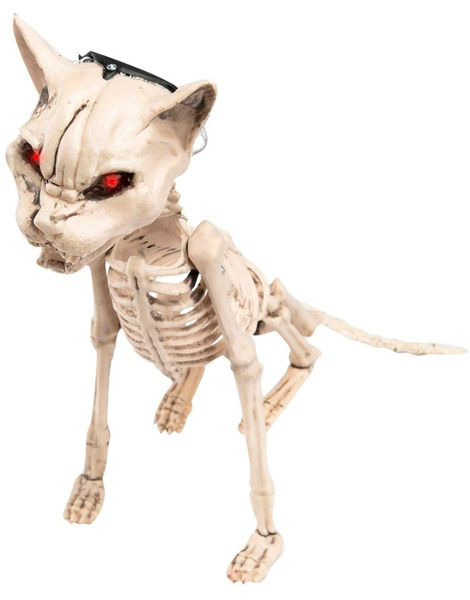 Esqueleto de Gato con luz 45x16 cm