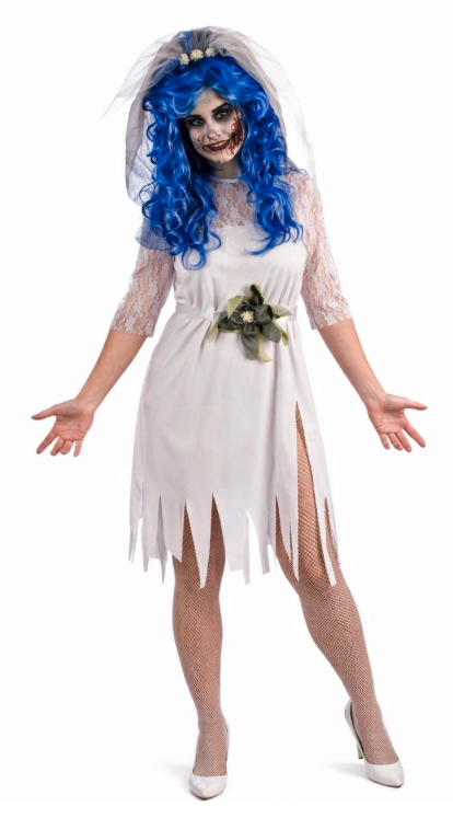 Fato de Noiva Cadáver para mulher