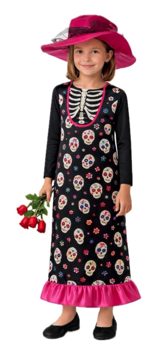Disfraz Catrina para niña