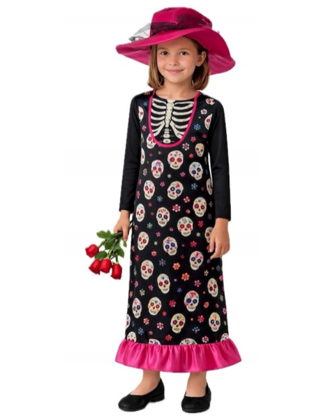 Disfraz Catrina para niña