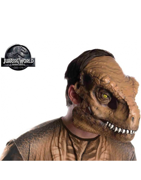 Máscara Movible T-Rex adulto