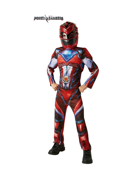 Disfraz Red Ranger Moovie Deluxe niño