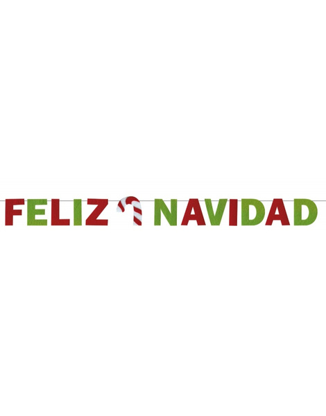 Guirnalda Feliz Navidad fieltro Guirnalda Feliz Navidad fieltro