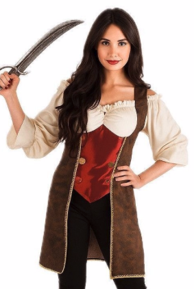 Fato de pirata para mulher