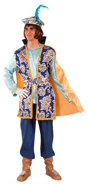 Traje Paje Real Gaspar adulto