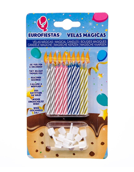 Velas Mágicas Paq.10 uds.