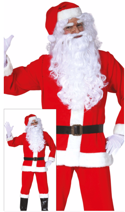 Fantasia Papai Noel luxo para homem