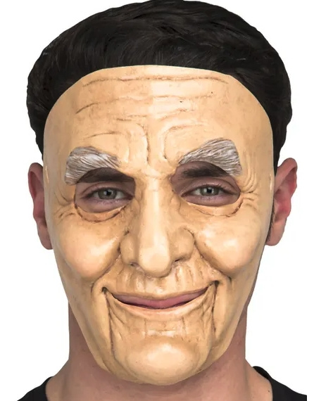 Máscara abuelo látex
