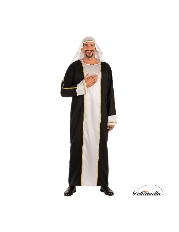 Fato de sheikh árabe para homem