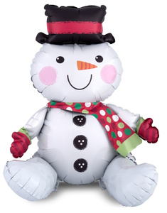 Globo Foil Muñeco de Nieve