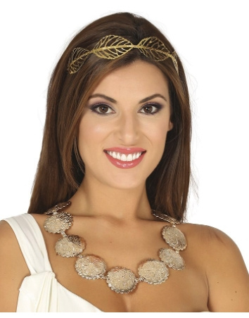 Folhas de metal coroa de ouro