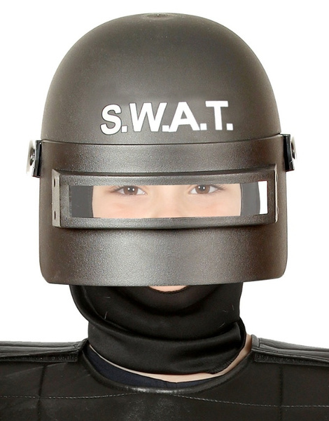 Kids Police Swat Chaleco antibalas y Swat Cap Sombrero Disfraz