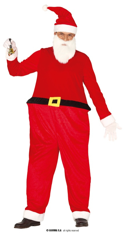 Disfraz Papa Noel  barrigón para hombre