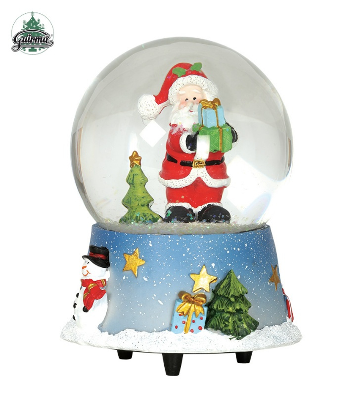 Bola agua musical Noel 15 cms.
