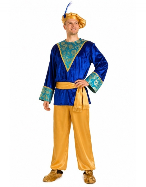 Fato de Paje Melchor Blue Adult