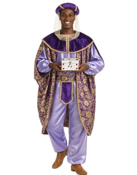Traje Rey Mago Baltasar adulto