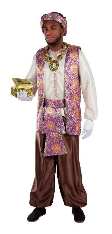 Traje paje Baltasar para adulto