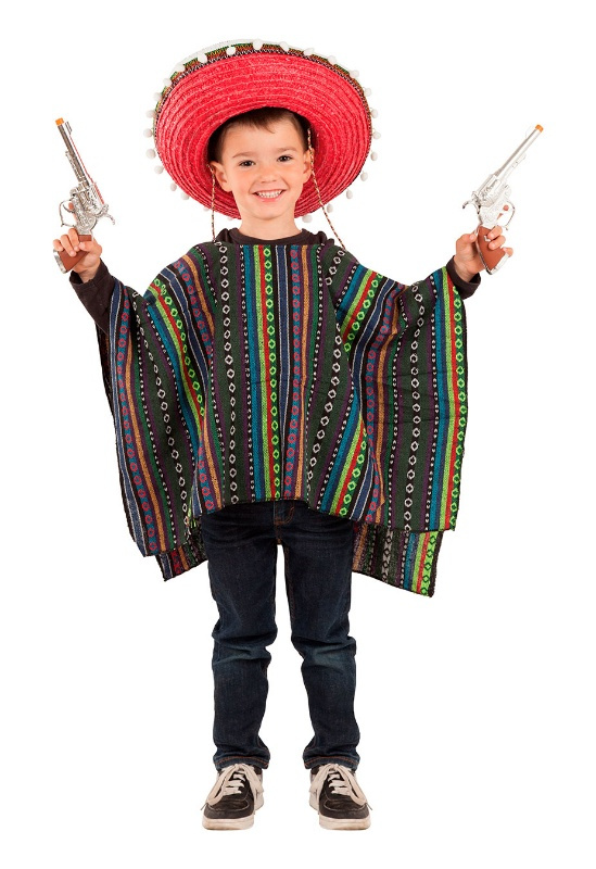 Poncho Mexicano infantil