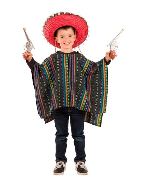 Poncho Mexicano infantil