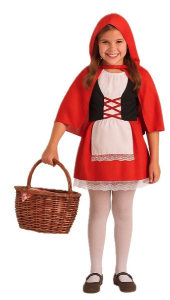 Traje Chapeuzinho Vermelho 2/3 anos