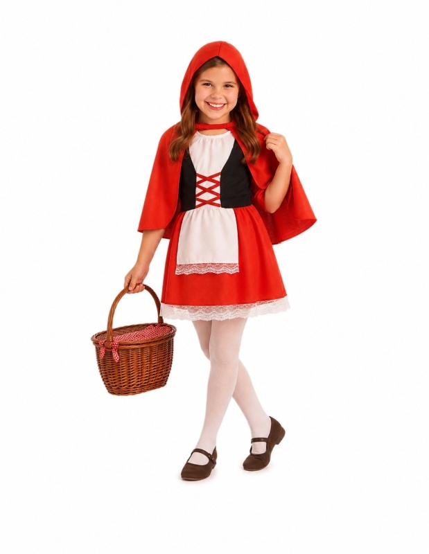 Traje Chapeuzinho Vermelho 2/3 anos
